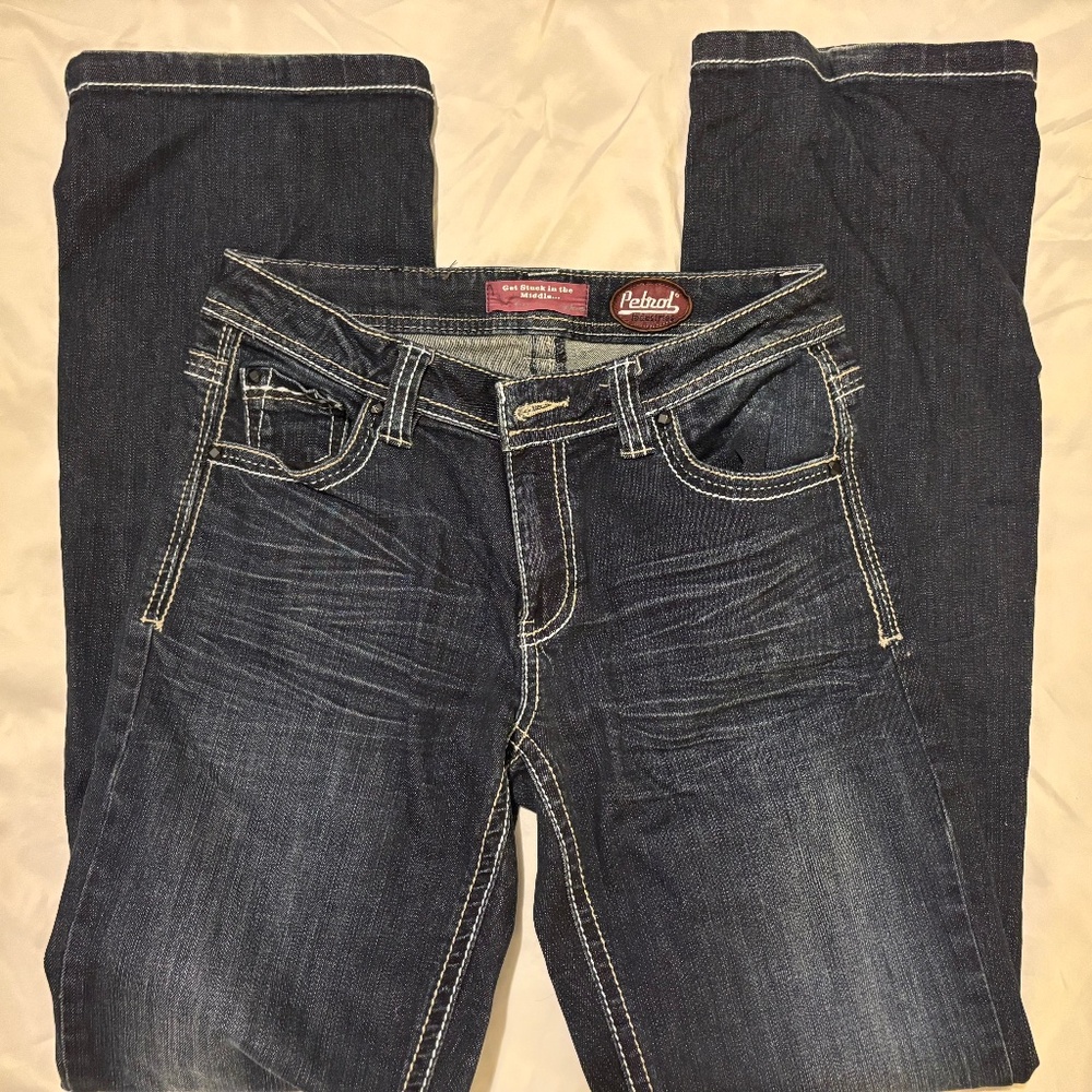 Petrol jeans